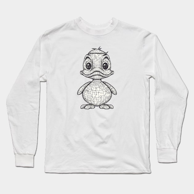 Lineduck Long Sleeve T-Shirt by stkUA